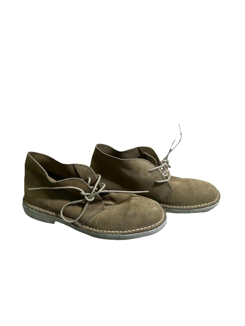 Barbour Kent Desert Boots Men Sz 6 38 Tan Suede Leather Crepe Sole Chukka Shoes